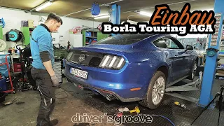 Installation of an exhaust system - Borla Touring & Mustang GT!