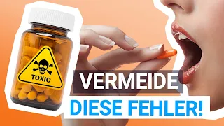 Nahrungsergänzungsmittel - ACHTUNG vor diesen Fehlern! ❌