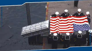 Here's the Unbelievable Ritual of a Burial at Sea by the US Navy