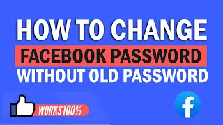 How to Change Facebook password without old password 2024 [New Method]