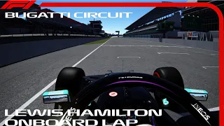 F1 2020 - Lewis Hamilton Bugatti Circuit Onboard - Assetto Corsa