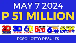 Lotto Result Today 9pm May 7 2024 | Complete Details