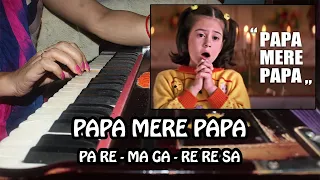 Papa Mere Papa (Father's Day Special) - Harmonium Tutorial with Notation by Rashmi Bhardwaj