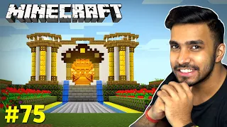 I BUILD A GOLD LUXURY MANSION | MINECRAFT GAMEPLAY #75