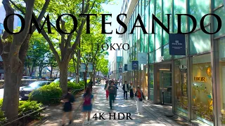 Tokyo Omotesando 1 Hour Daytime Walk in Japan | 2024 Spring | 4K HDR |