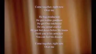 Come Together Lyrics - Beatles Come Together with Lyrics