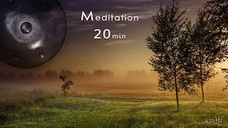 Hang drum & Kalimba Music for Meditation | 20 minutes | 432 Hz | ♬037