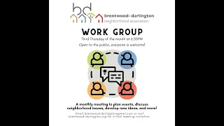 BDNA Work Group Meeting, September 16, 2021