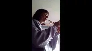 Badly played trumpet tunes - star trek theme