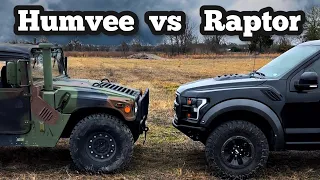 Humvee vs Ford Raptor Offroad