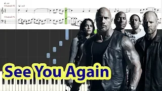 [Piano Tutorial] See You Again (Furious 7 OST)- Wiz Khalifa ft. Charlie Puth