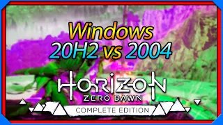 PC Horizon Zero Dawn | New 20H2 vs 2004 Comparison Windows Update Test Benchmark Steam 1.07 | 457.09