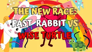 The New Race:Fast Rabbit VS Wise Turtle |Children's Cartoon Story | Bedtime Stories For Kids