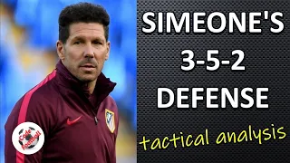 3-5-2 Simeone's defensive tactics!