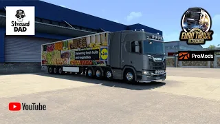 ETS2 ProMods 2.65 - Geneva to Metz | Euro Truck Simulator 2 | Gameplay