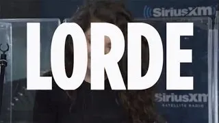 Lorde - "Tennis Court" [LIVE @ SiriusXM] | The Spectrum