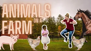 Farm Animals Creative Dance Lesson | For Toddlers & Preschoolers