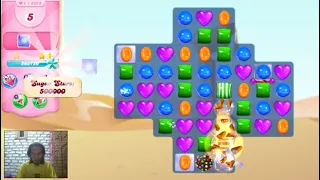 Candy Crush Saga Level 5375 - 3 Stars, 18 Moves Completed, No Boosters