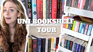 BOOKSHELF + CART TOUR (UNIVERSITY EDITION) | ABBYSBOOKS