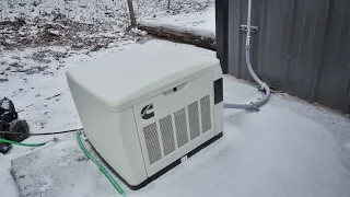The New Cummins Generator Saved Us During the Snow Storm!!!
