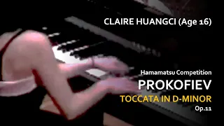 Prokofiev Toccata in d minor, Op. 11 Claire Huangci, Hamamatsu Competition