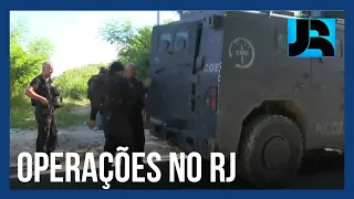 RJ: polícia realiza operação contra milicianos e traficantes em pelo menos sete comunidades