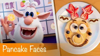 Booba - Food Puzzle: Pancake Faces - Episode 1 - Cartoon for kids