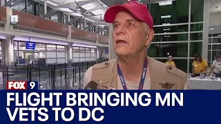 Honor flight bringing MN veterans to DC