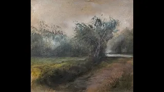Part 1 Exploring techniques for Antiquing Tonalist Watercolor Landscapes