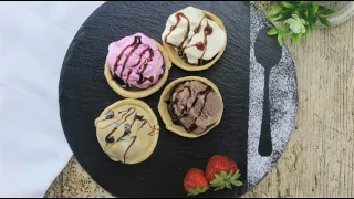How to prepare delicious puff pastry cups: eating ice-cream will be super