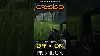 Intel Hyper Threading OFF vs ON in Games