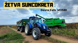 Žetva suncokreta 2022 2. i 3.dan | Deutz Fahr M3580 |