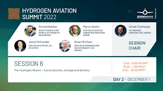 H2 Aviation Summit 2022 - Day 2 - Session 6 - Hydrogen Airport – fuel production, storage, delivery