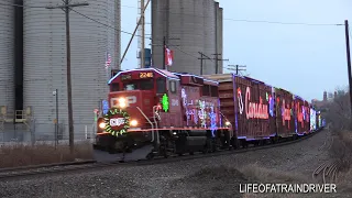 CP Holiday Train is Back on Track for 2022!! Westbound Through Streetsville