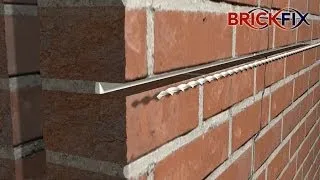 Crack Stitching. Repairing Cracked Walls Using BrickFix Helical Bar and Grout.