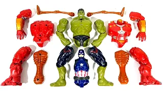 Merakit Mainan Siren Head Toys Vs Hulk Smash, Hulk Buster, Captain America Avengers Superhero Toys