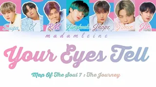 BTS - Your Eyes Tell Lyrics (Color Coded Eng/Rom)