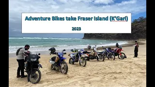 Adventure Bikes take Fraser Island (K'Gari)