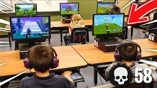 CES ENFANTS JOUE A FORTNITE À L'ÉCOLE !