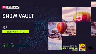 【Asphalt 9】[Class C Novice] 13:Snow Vault