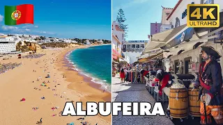 ALBUFEIRA Algarve 🌞 Portugal 🇵🇹 | Walking Tour 🏖️🚶 [4K UHD]