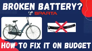 Sparta/Batavus ebike convertion to standard battery/controller