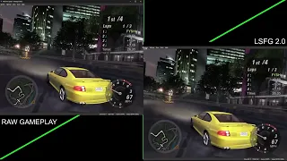 Need For Speed: Underground 2 - PCSX2 - 60FPS - Lossless Scaling Frame Generation 2.0