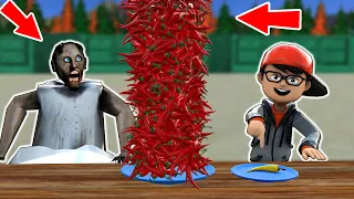 Granny vs The Hottest Pepper in the World vs Nick vs skibidi toilet - funny horror animation (p.152)