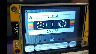 How to make a cassette version of the touchscreen web radio player ESP32-2432S028-I2S