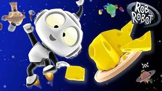 The Most Fun Space Mission Ever! 🚀 | Rob The Robot | Preschool Learning