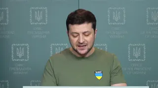 Звернення Президента Володимира Зеленського. 03. 03. 2022р