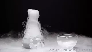 Dry Ice Sublimating