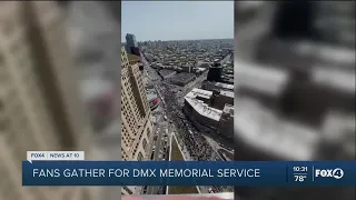 Fans gather for DMX memorial service