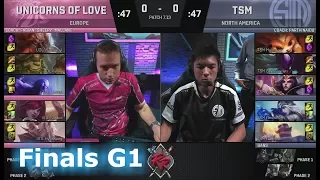 TSM vs Unicorns of Love Game 1 | Finals NA vs EU Rift Rivals 2017 LoL | TSM vs UOL G1 #RiftRivals